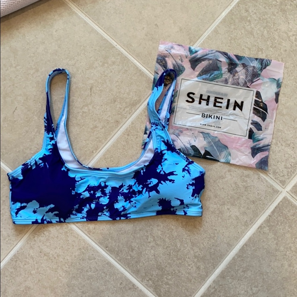 Tie dye bikini top